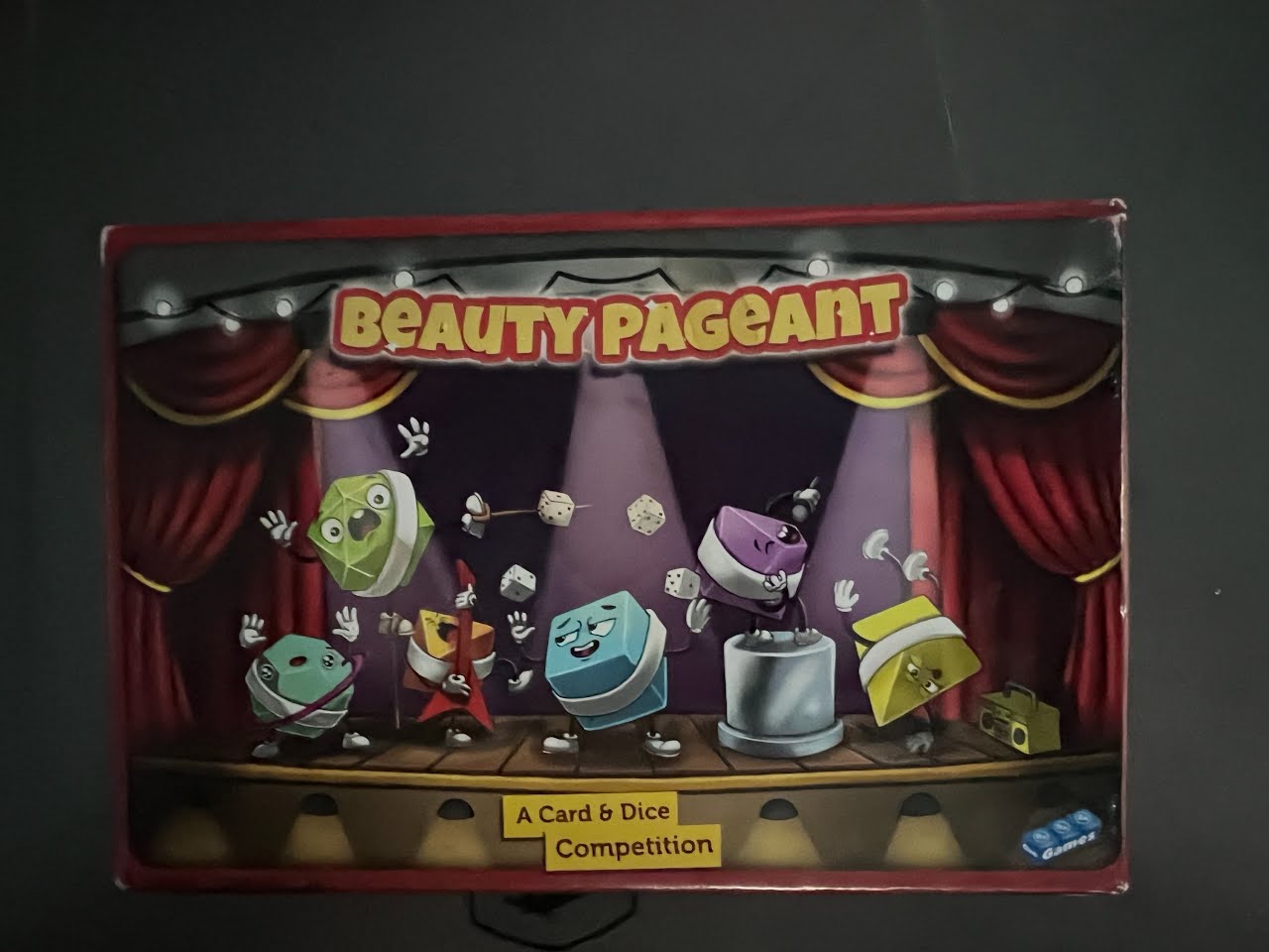 Beauty Pageant prototype box cover