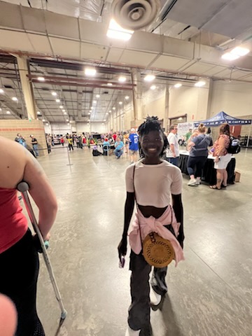 Scarlet's first convention. She's trying to gauge how Billings Fun Con will be different than Gen Con