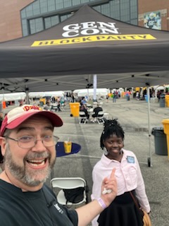Enjoying the 2025 Gen Con food court
