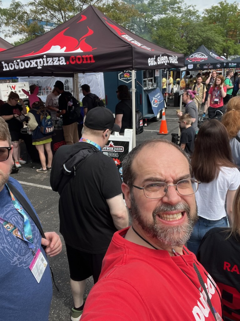 First time trying the Hot Box Pizza. It seems to be the people have talked about during Gen Con. Enjoyed the pizza in 2024.