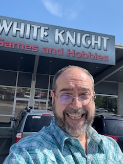 Leaving White Knight Games & Hobbies happy I made the trip