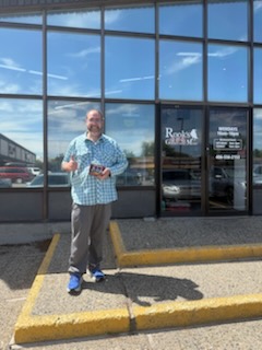 Me checking out Rook's Games and More in Bozeman Montana. Last time I was in a Bozeman game shop was around 20 years ago.