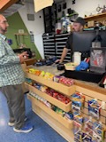 Meeting Jon Ring at White Knight Games & Hobbies in Helena Montana.Trying to build relationships with Montana Game Shops
