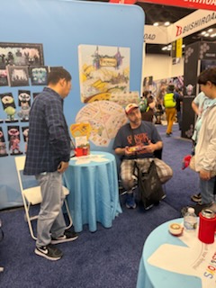 Meeting witth Longpak games during the last half hour of Gen Con 2025